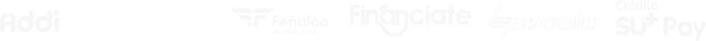 Addi, Covifactura, Fenalco Valle del Cauca, Financiate, Servicrédito y Crédito SU+ Pay